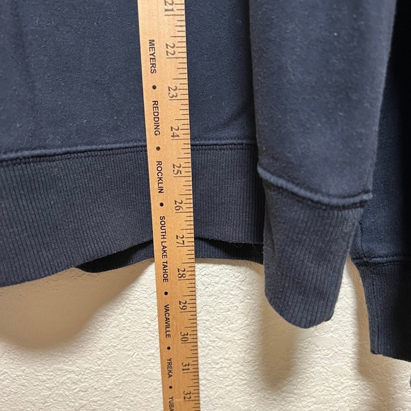 Tommy Hilfiger Preppy 90's Vintage Streetwear Logo Blue Sweatshirt Men Size L - Picture 3 of 9